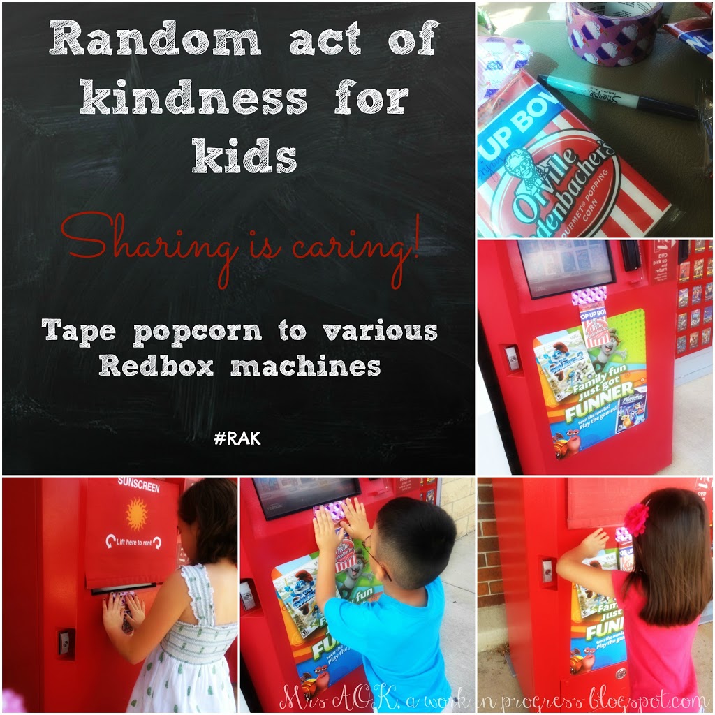 Random Act of Kindness #RAOK #Redbox