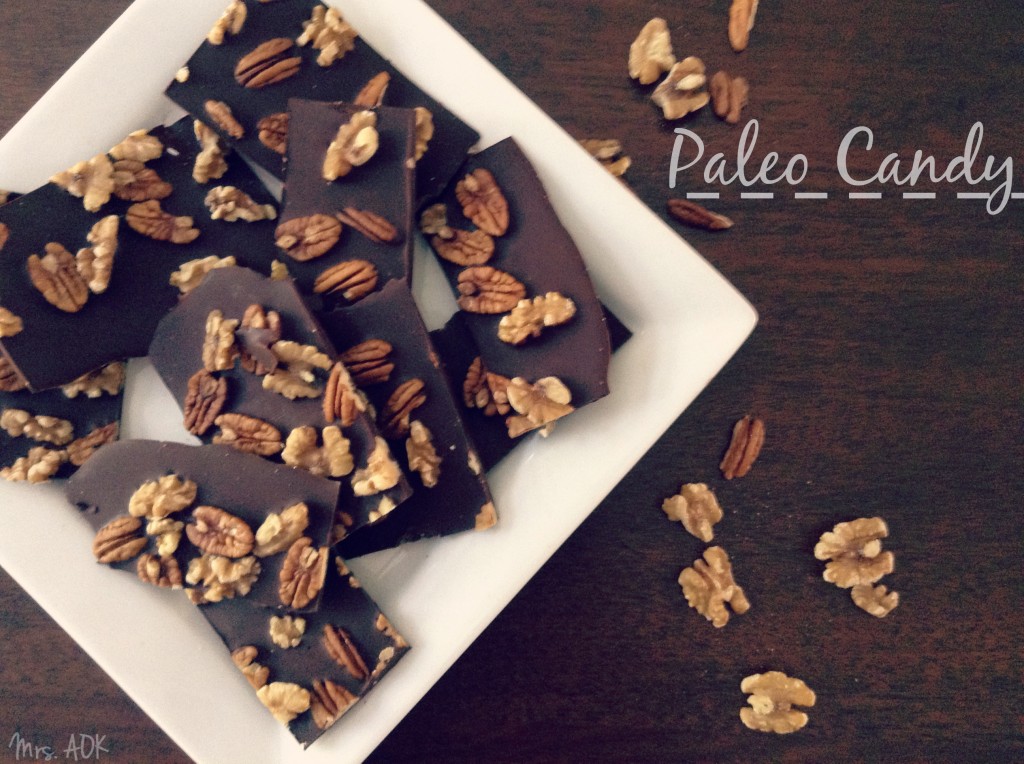 Paleo Candy Bacon Infused Dark Chocolate & Nut Bar