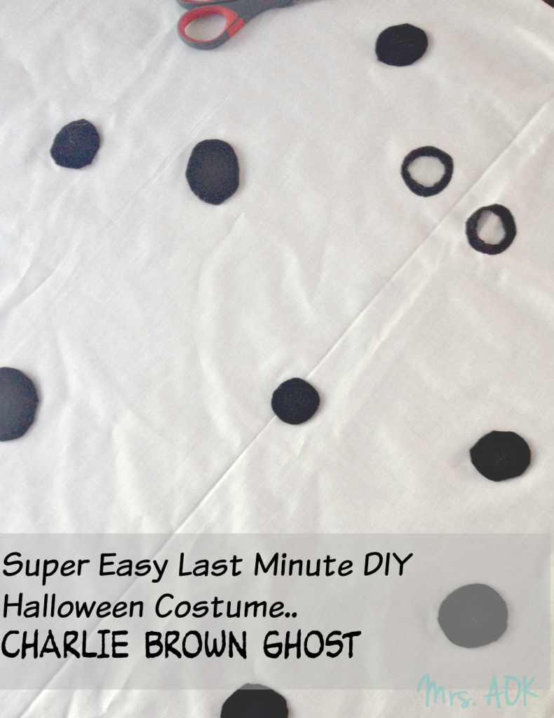 Super Easy Last Minute DIY Charlie Brown Ghost|DY|Halloween|Last Minute