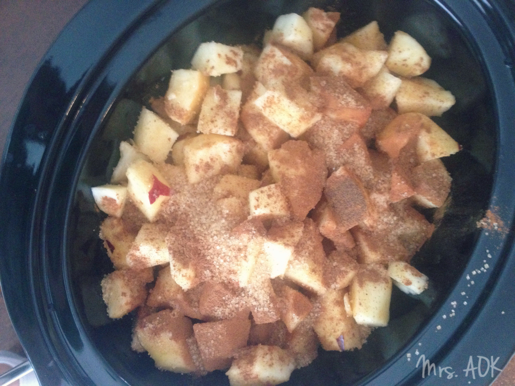 Spiced Apples|Crockpot Applesauce|Fall Recipe|Mrs. AOK, A Work In Progress