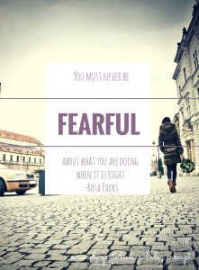 TWSS: Rosa Parks- Never be fearful about what you are doing when it is right!