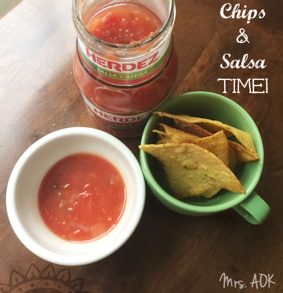 Chips and Herdez Salsa
