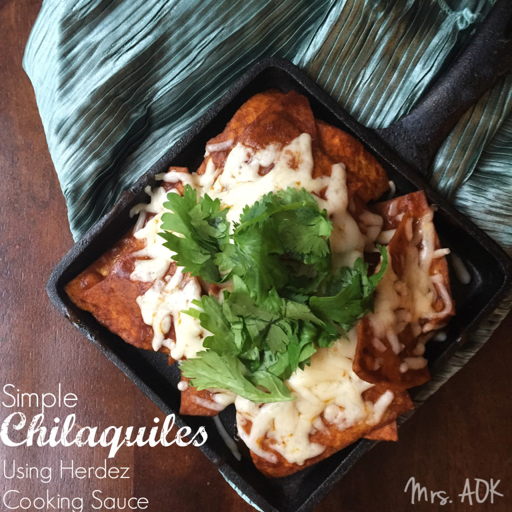 Simple Chilaquiles using Herdez|Recipe| Mexican Food| Dia Del Nino| via Mrs. AOK, A Work In Progress