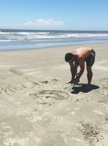 Love notes in the sand