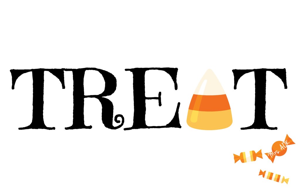 Treat| Halloween Tag| Mrs. AOK, A Work In Progress