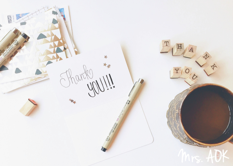 Thank You Notes| It's FRIDAY, time for thank you notes!