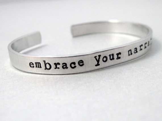 Gift Guide for Bloggers| Embrace Your Narrative Bracelet by Emery Drive