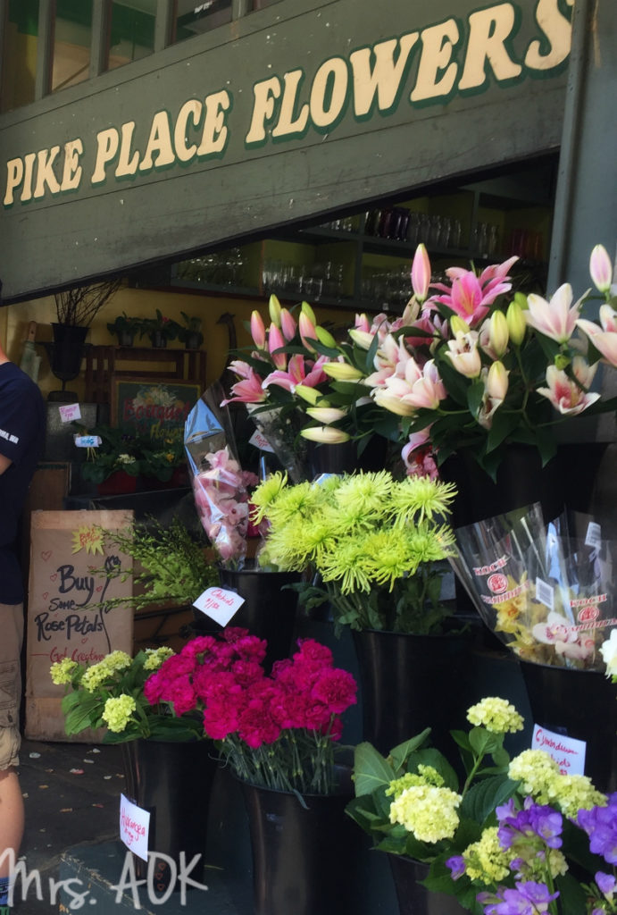Pike Place Flowers April 2016