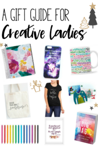 {Day 7 Blogmas: Gifts} Is finding unique gifts for your creative lady friends a little difficult? I'm sharing a few fun and inspiring gifts to give to your creative lady friends.